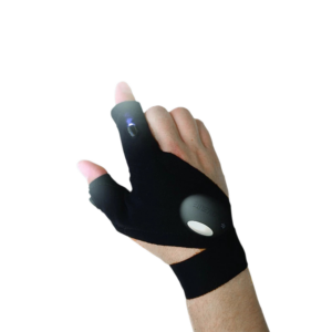 60340 GUANTES CON LINTERNA LED